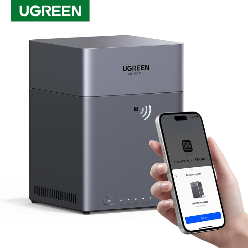 Khadas Vim4 8Gb - UGREEN NAS DH4300 Plus 4-miejscowy dysk