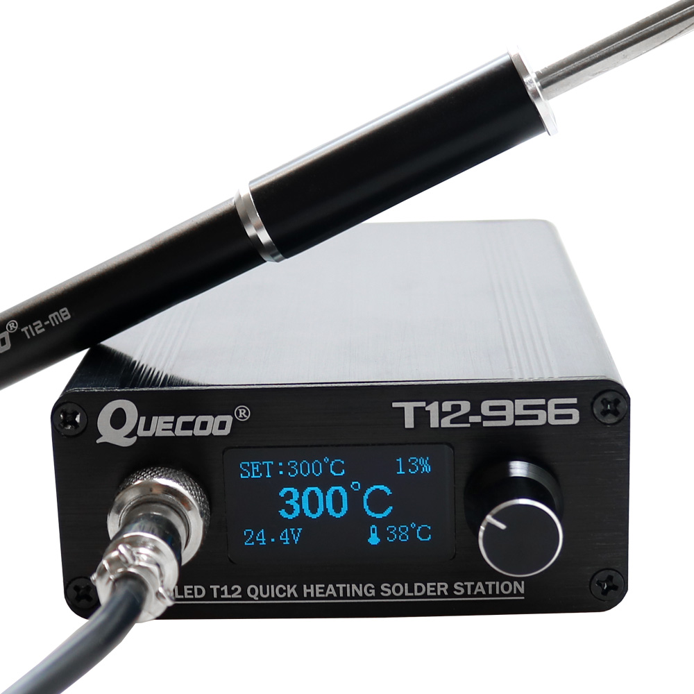 Cyfrowa stacja lutownicza QUEC – Soldering Station T12 Oled recenzja i cena